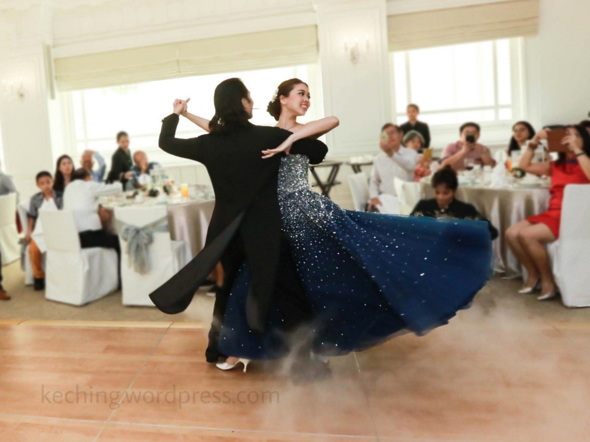 Preparing for our wedding first dance