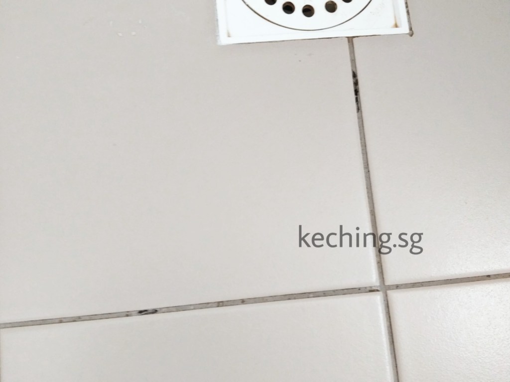 tile grout sinking