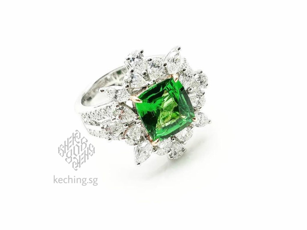 non diamond engagement ring singapore