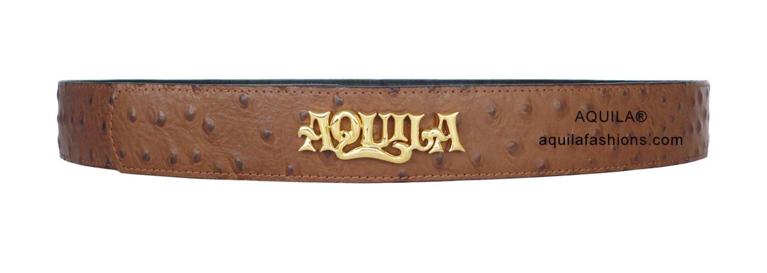 aquila leather belt