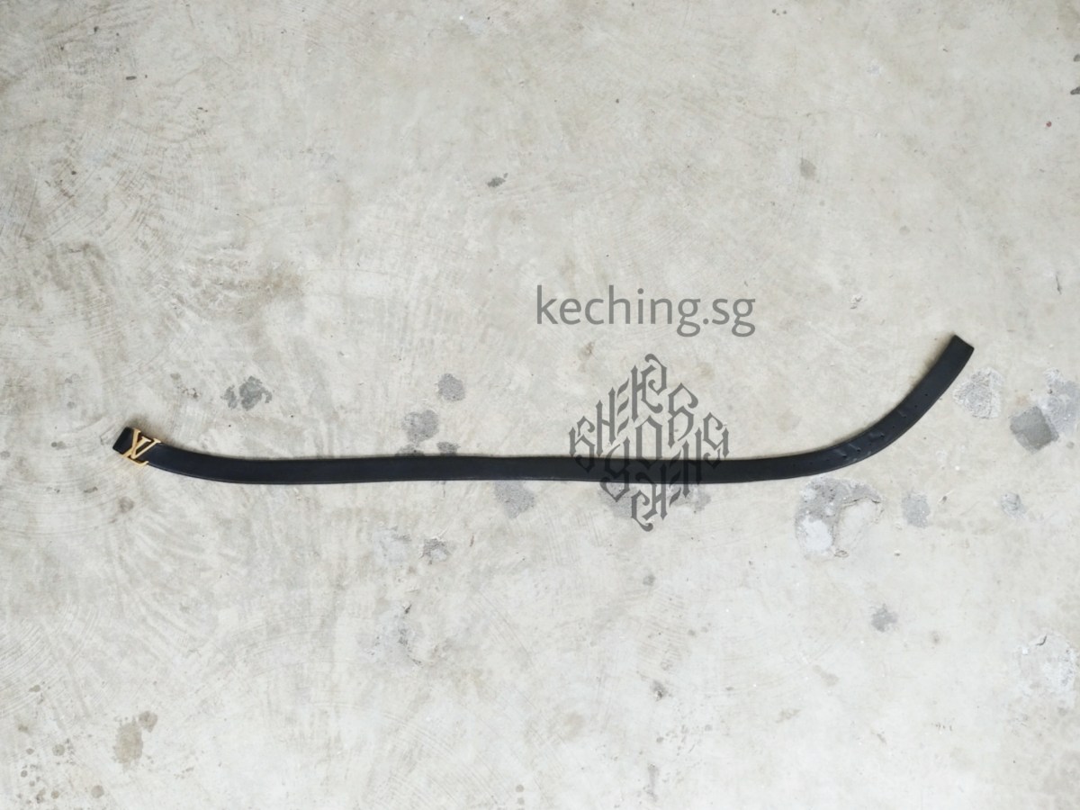 2nd replacement belt for dad’s LV buckle tailored with Aquila