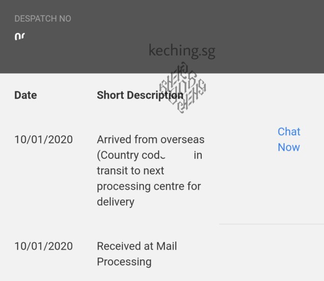 singpost online chat