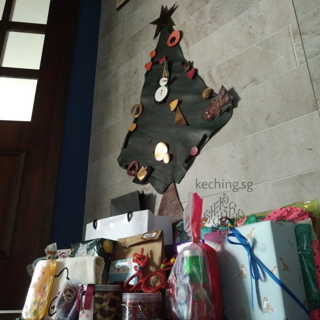 leather christmas tree